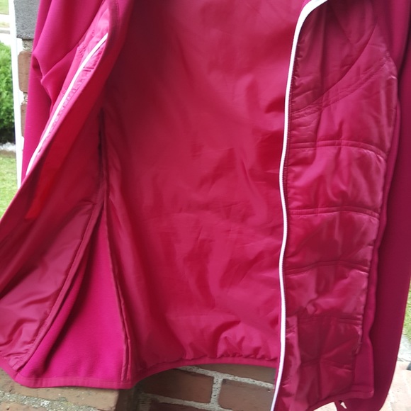 Athleta Women’s insulated hot pink fleece jacket size s - Picture 4 of 12